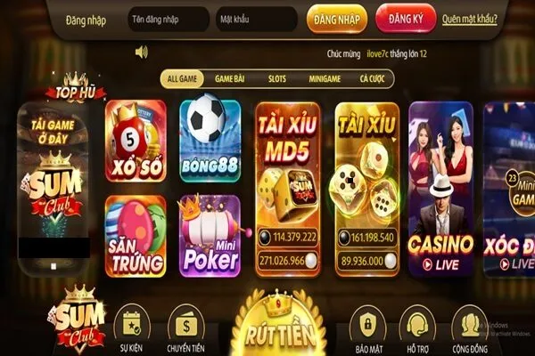 Game bài là sản phẩm được rất nhiều người chơi yêu thích và trải nghiệm